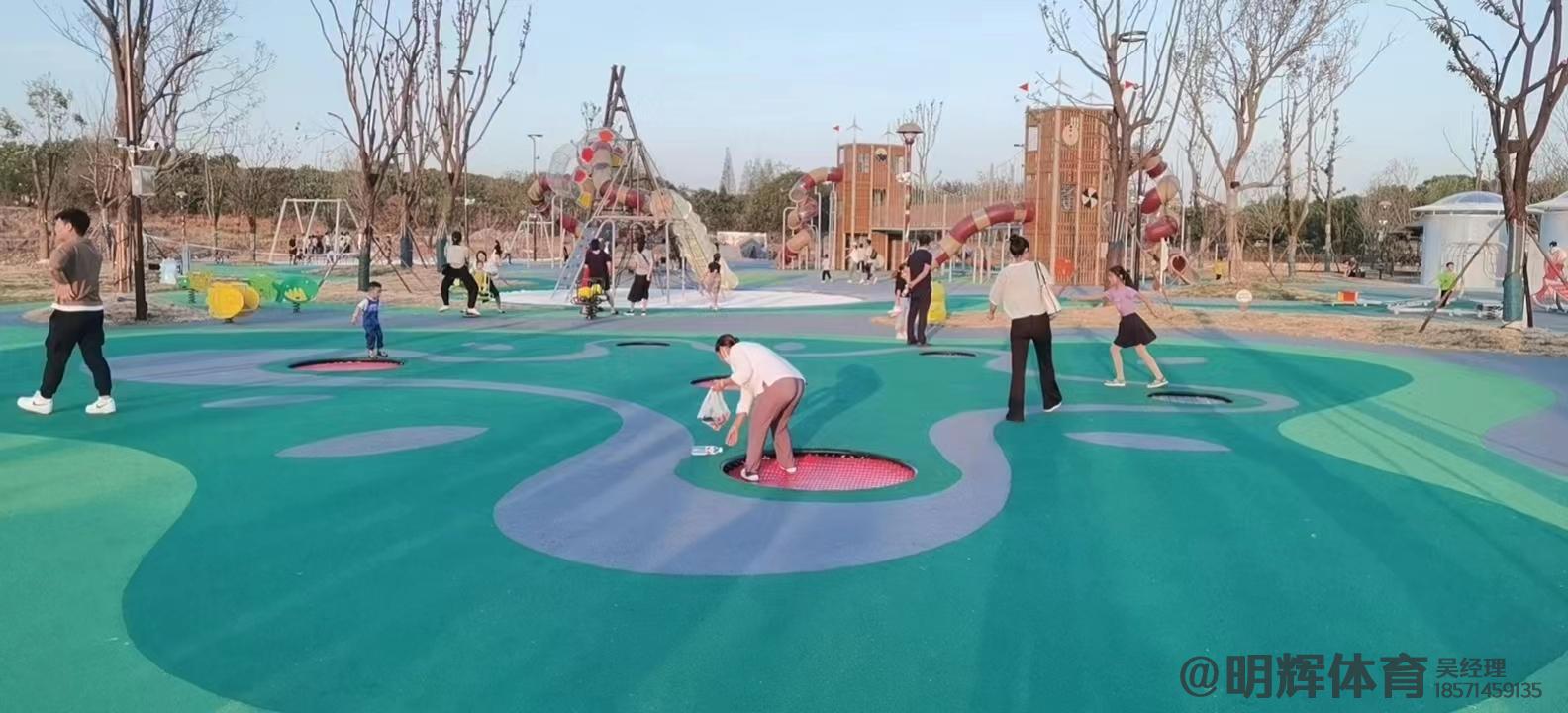 杭州公园跑道是用什么材料做成的